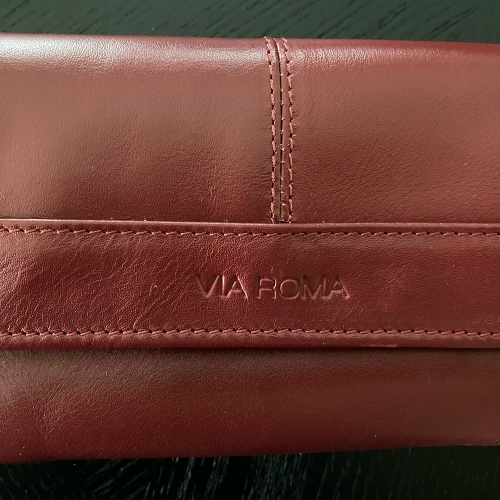 Burgundy Leather Wallet